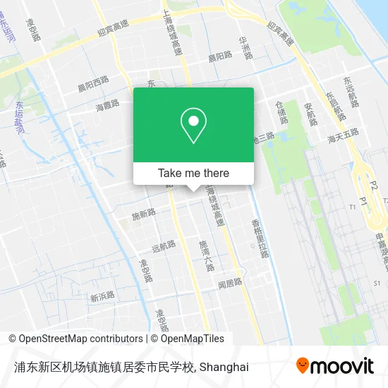 浦东新区机场镇施镇居委市民学校 map
