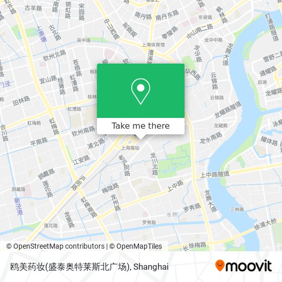 鸥美药妆(盛泰奥特莱斯北广场) map