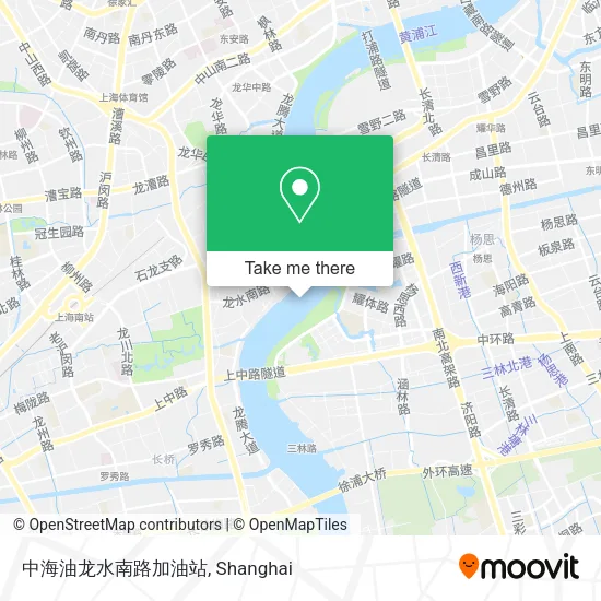 中海油龙水南路加油站 map