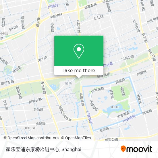 家乐宝浦东康桥冷链中心 map