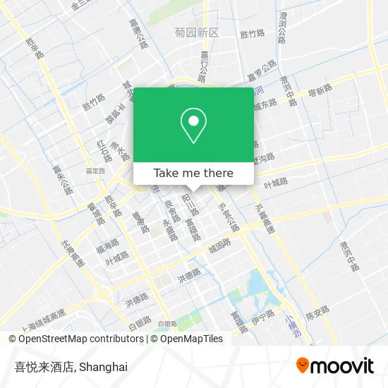 喜悦来酒店 map