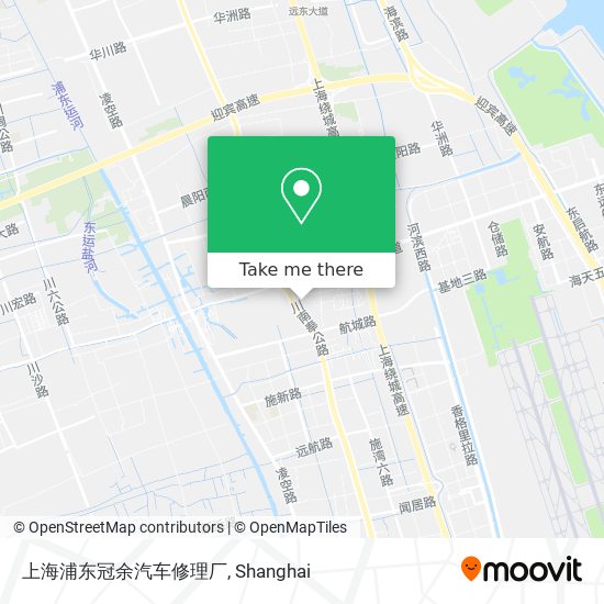 上海浦东冠余汽车修理厂 map