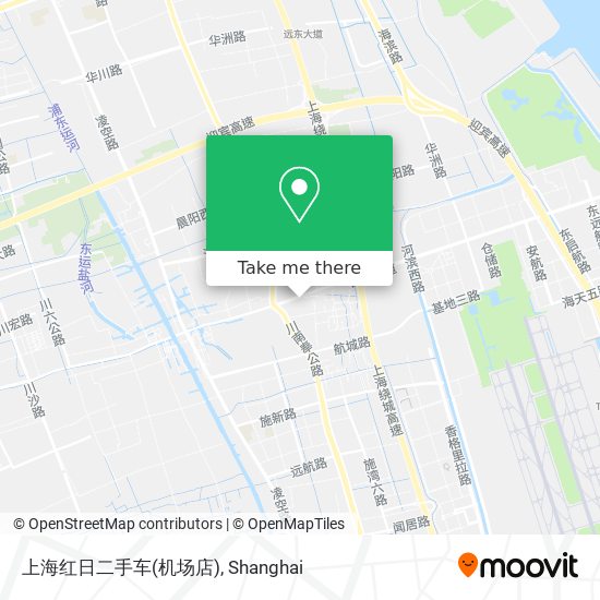 上海红日二手车(机场店) map