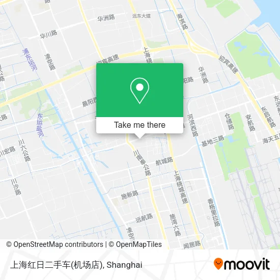 上海红日二手车(机场店) map