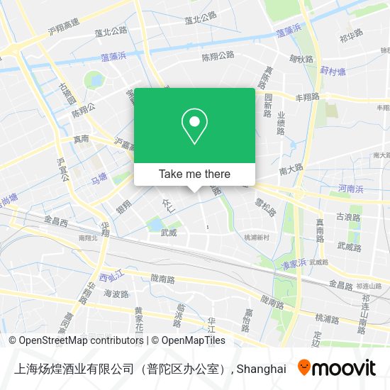 上海炀煌酒业有限公司（普陀区办公室） map