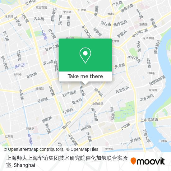 上海师大上海华谊集团技术研究院催化加氢联合实验室 map
