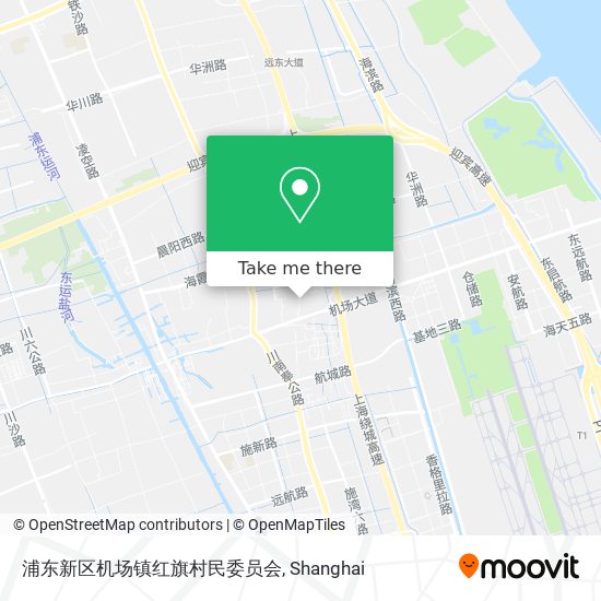 浦东新区机场镇红旗村民委员会 map
