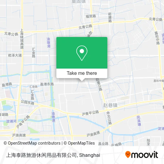 上海泰路旅游休闲用品有限公司 map