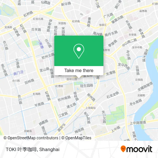 TOKI 叶季咖啡 map