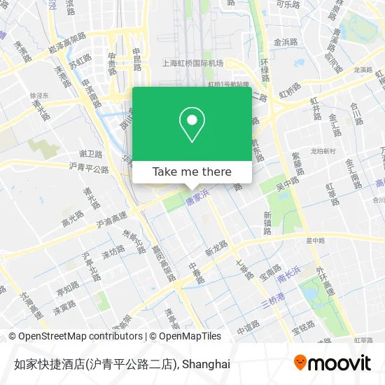 如家快捷酒店(沪青平公路二店) map
