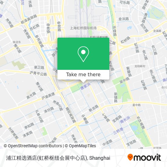 浦江精选酒店(虹桥枢纽会展中心店) map