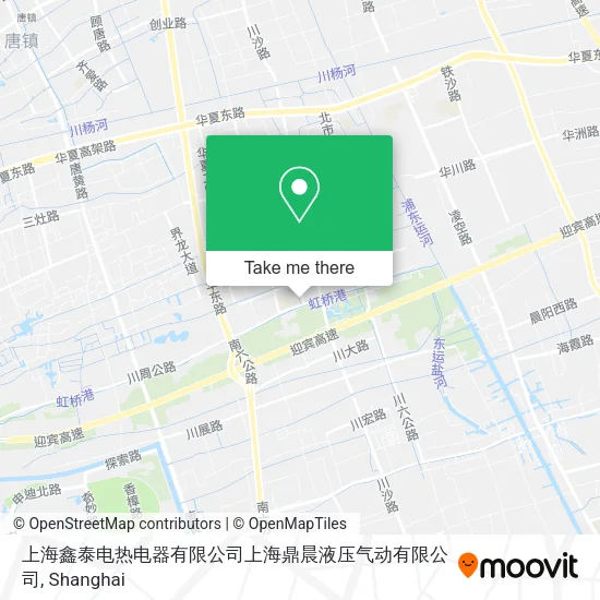 上海鑫泰电热电器有限公司上海鼎晨液压气动有限公司 map