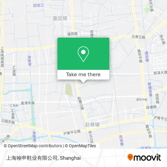 上海翰申鞋业有限公司 map