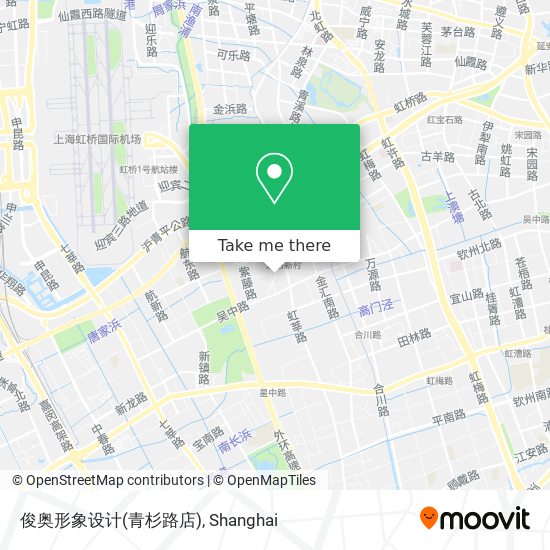 俊奥形象设计(青杉路店) map