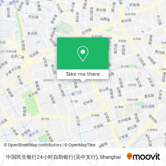 中国民生银行24小时自助银行(吴中支行) map