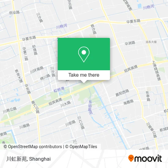 川虹新苑 map