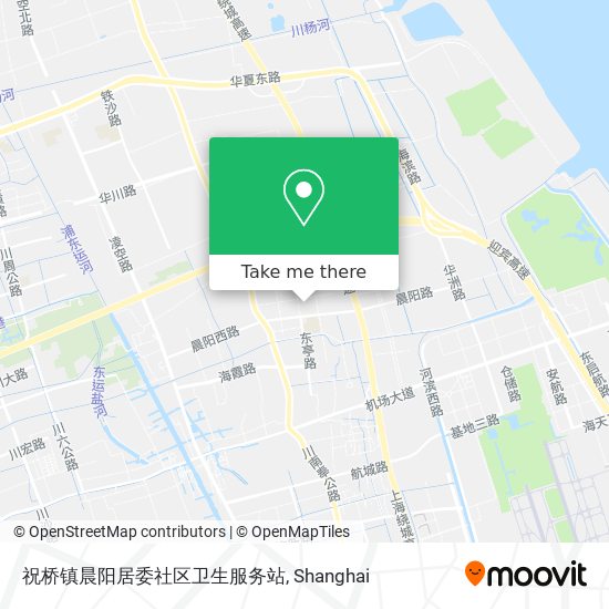 祝桥镇晨阳居委社区卫生服务站 map