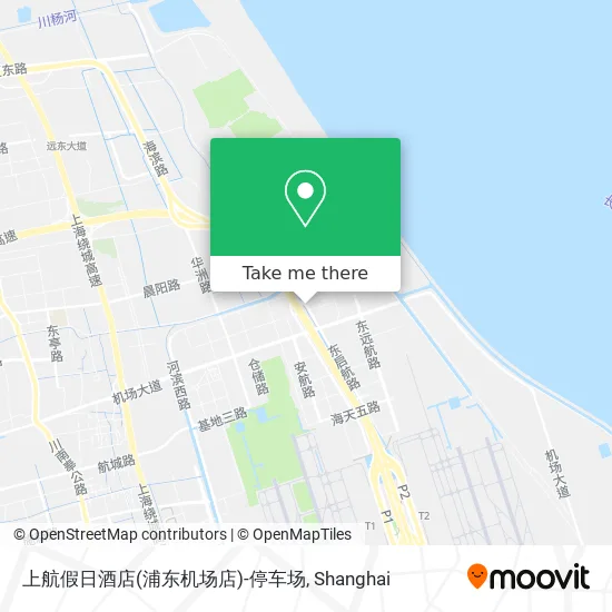 上航假日酒店(浦东机场店)-停车场 map