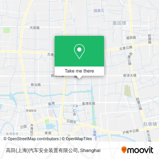 高田(上海)汽车安全装置有限公司 map