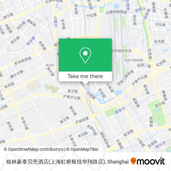 格林豪泰贝壳酒店(上海虹桥枢纽华翔路店) map