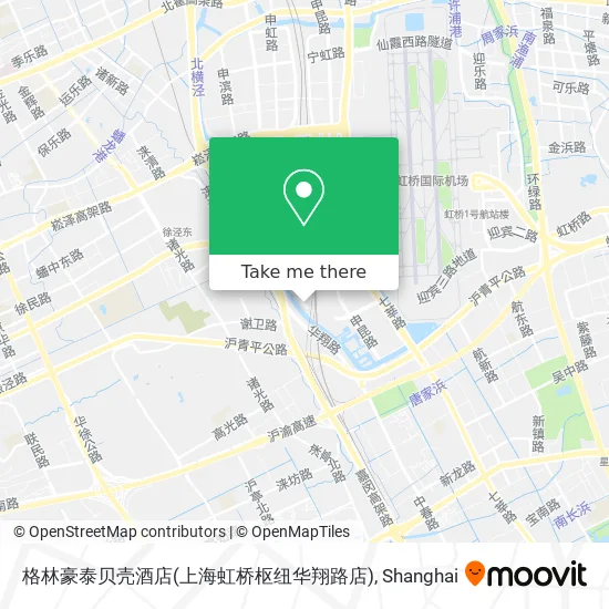 格林豪泰贝壳酒店(上海虹桥枢纽华翔路店) map