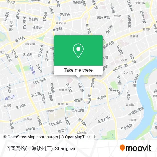 佰圆宾馆(上海钦州店) map