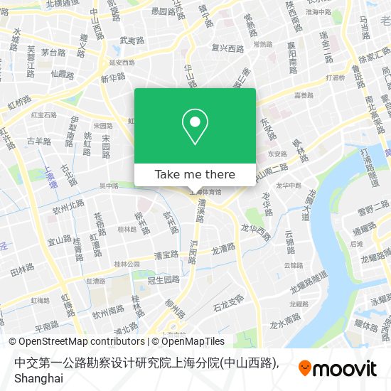 中交第一公路勘察设计研究院上海分院(中山西路) map