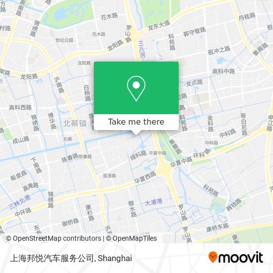 上海邦悦汽车服务公司 map