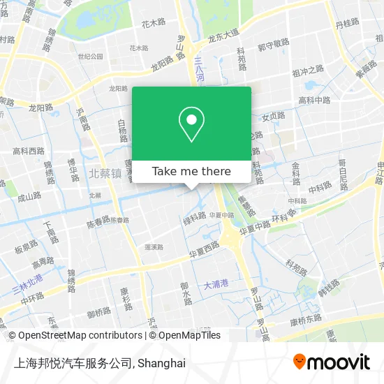 上海邦悦汽车服务公司 map
