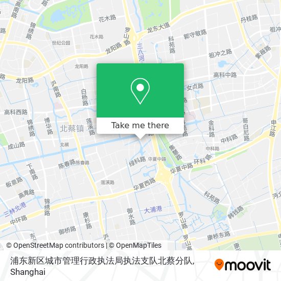 浦东新区城市管理行政执法局执法支队北蔡分队 map