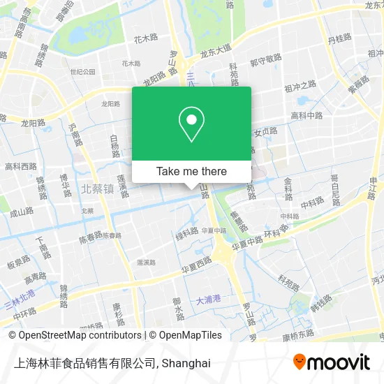 上海林菲食品销售有限公司 map