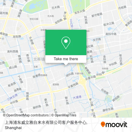 上海浦东威立雅自来水有限公司客户服务中心 map