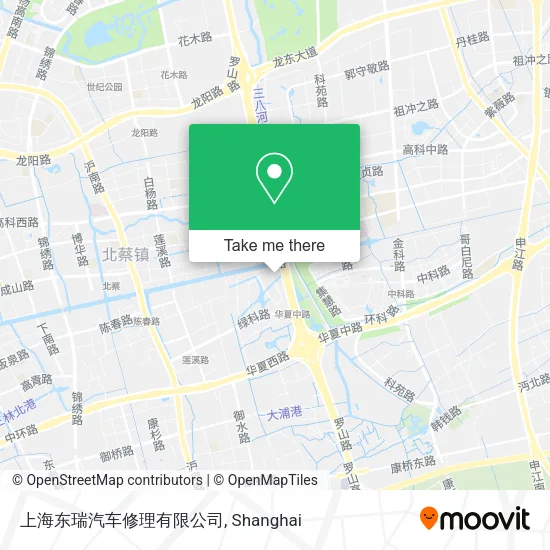 上海东瑞汽车修理有限公司 map