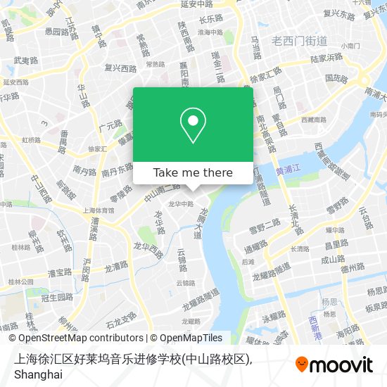 上海徐汇区好莱坞音乐进修学校(中山路校区) map