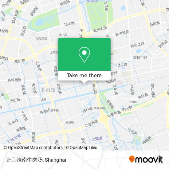 正宗淮南牛肉汤 map