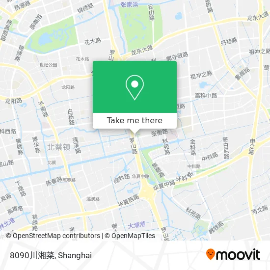 8090川湘菜 map