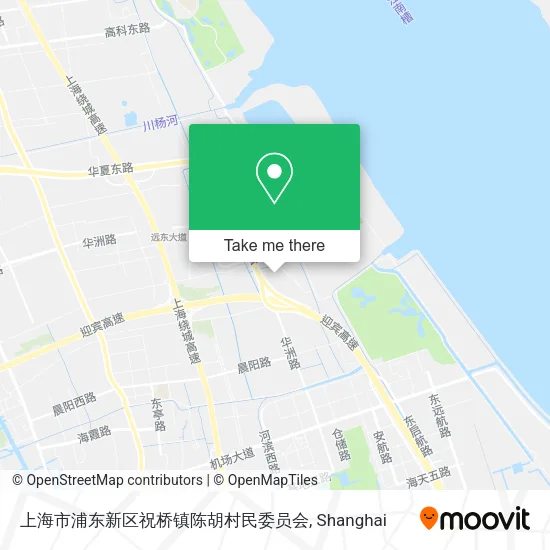 上海市浦东新区祝桥镇陈胡村民委员会 map