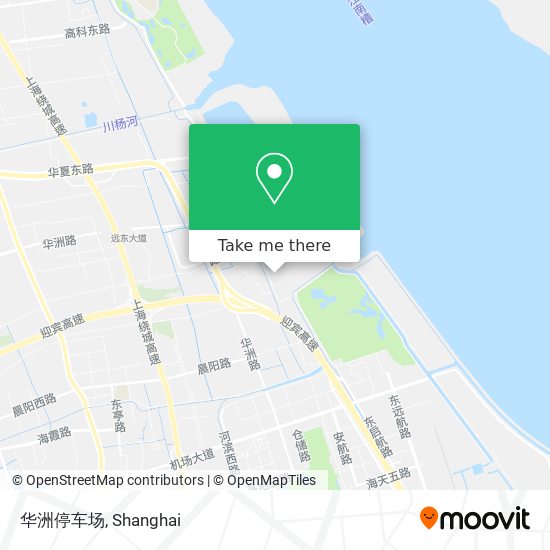 华洲停车场 map