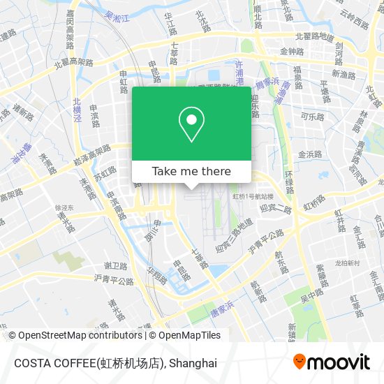 COSTA COFFEE(虹桥机场店) map