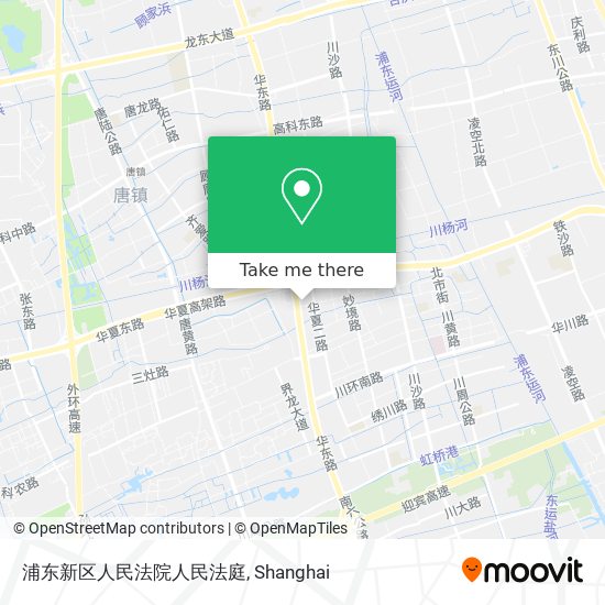 浦东新区人民法院人民法庭 map