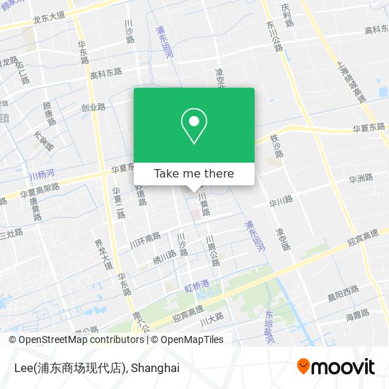 Lee(浦东商场现代店) map
