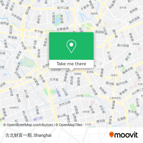 古北财富一期 map