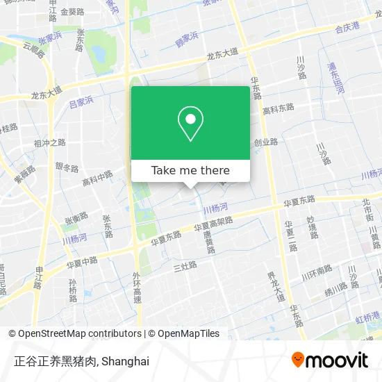 正谷正养黑猪肉 map