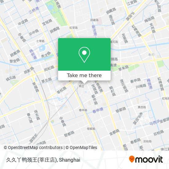 久久丫鸭颈王(莘庄店) map