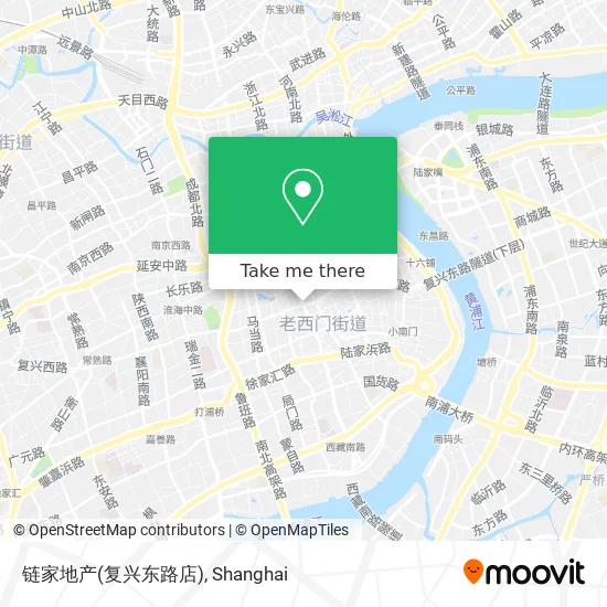 链家地产(复兴东路店) map