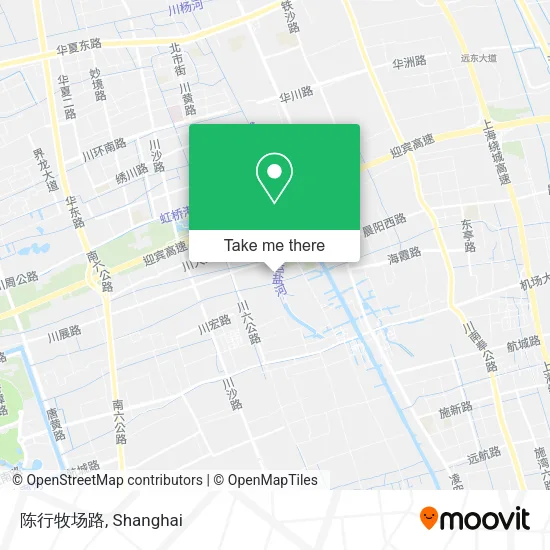 陈行牧场路 map
