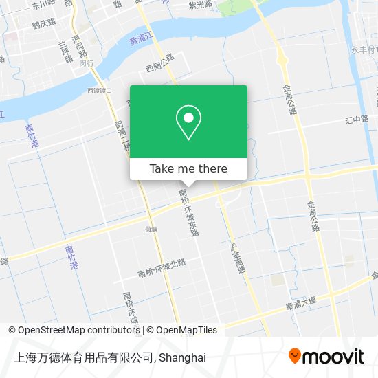 上海万德体育用品有限公司 map
