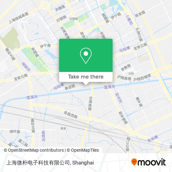 上海微朴电子科技有限公司 map