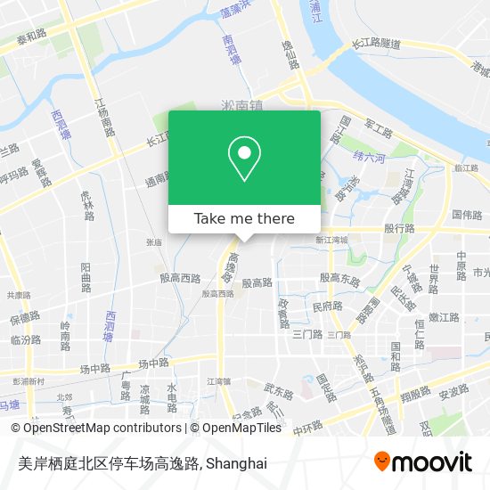 美岸栖庭北区停车场高逸路 map