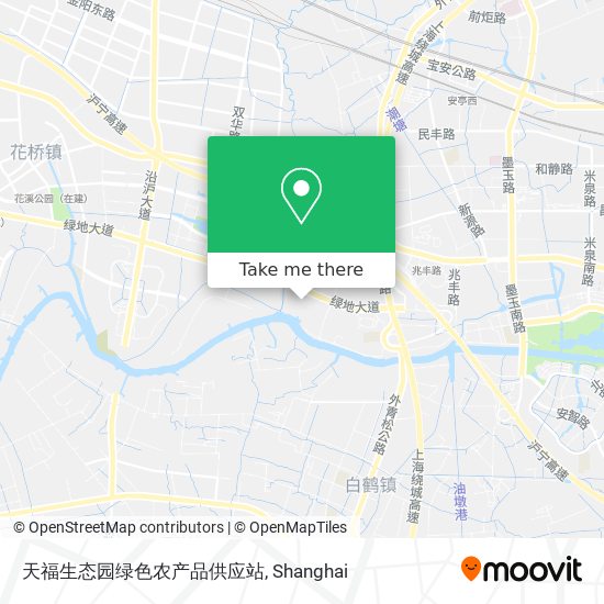 天福生态园绿色农产品供应站 map